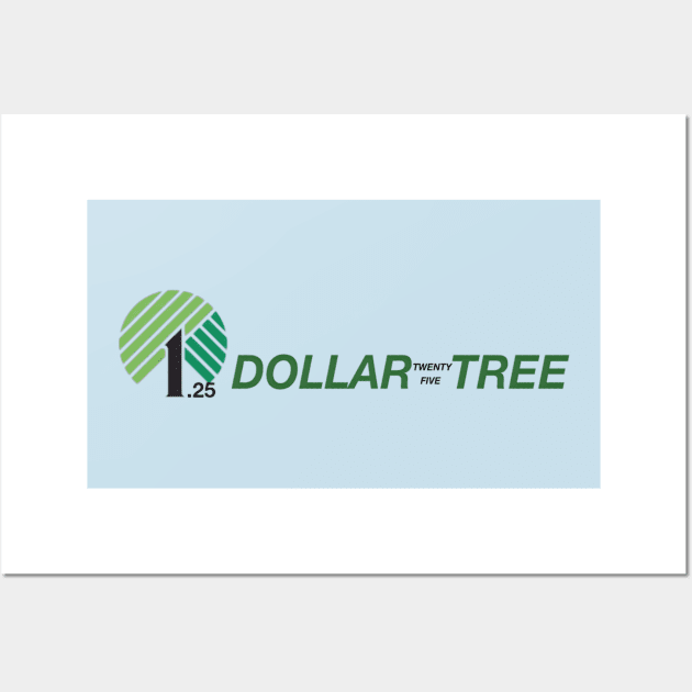 Dollar Twenty Five Tree Wall Art by Super Terrible Toys